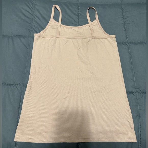 Tan Ribbed Tank Top - Picture 3 of 3